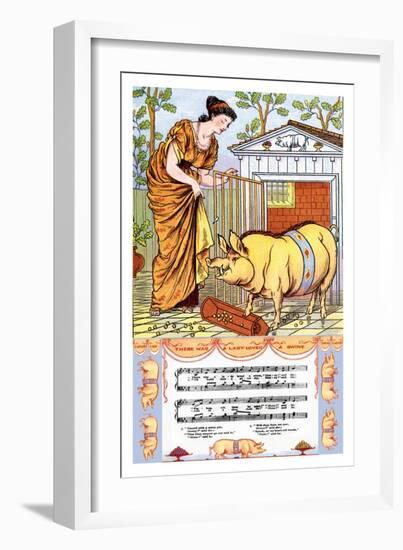 There Was a Lady Loved a Swine, c.1885-Walter Crane-Framed Art Print