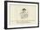 There Was an Old Man of Three Bridges, Whose Mind Was Distracted by Midges-Edward Lear-Framed Giclee Print