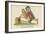 There Was an Old Man with an Owl, Who Continued to Bother and Howl-Edward Lear-Framed Giclee Print