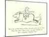 There Was an Old Person of Ware, Who Rode on the Back of a Bear-Edward Lear-Mounted Giclee Print