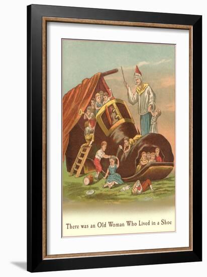 There was an Old Woman who Lived in a Shoe-null-Framed Art Print