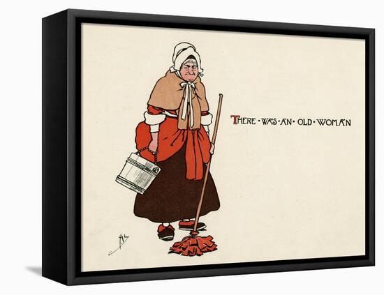 There Was an Old Woman-John Hassall-Framed Stretched Canvas