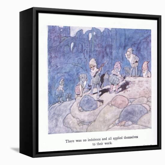 There Was No Indolence and All Applied Themselves Totheir Work-Charles Robinson-Framed Premier Image Canvas