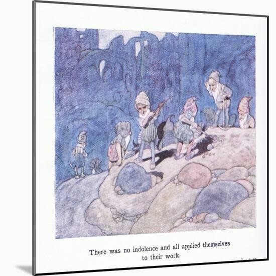 There Was No Indolence and All Applied Themselves Totheir Work-Charles Robinson-Mounted Giclee Print