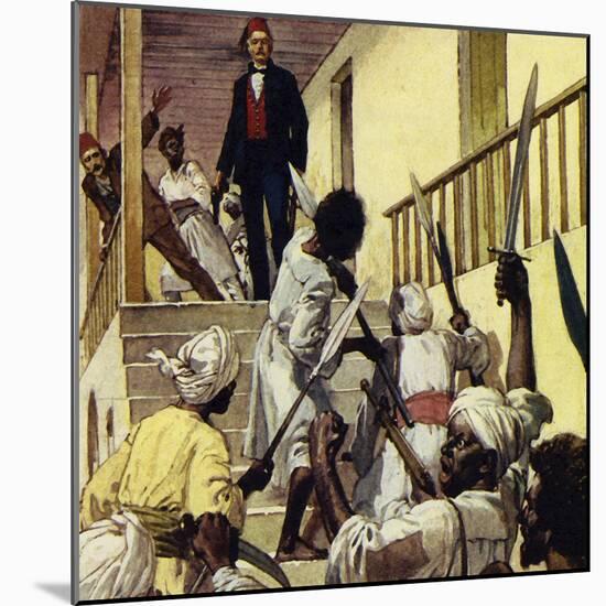 There Was No Relief for Gordon and He Died at Khartoum-Alberto Salinas-Mounted Giclee Print