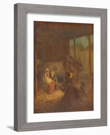 'There Was No Room in the Inn', c1910, (1911)-Edward Stott-Framed Giclee Print