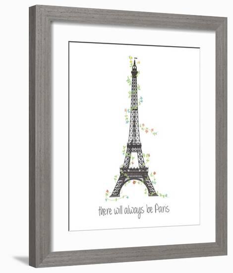 There Will Always Be Paris-Jan Weiss-Framed Art Print