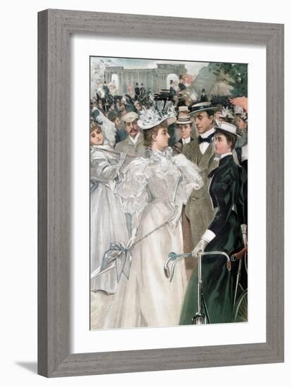 Theresa, Marchioness of Londonderry, 1896-Hal Hurst-Framed Giclee Print
