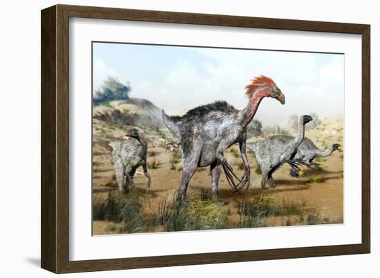 Therizinosaurus Dinosuars-Jose Antonio-Framed Photographic Print