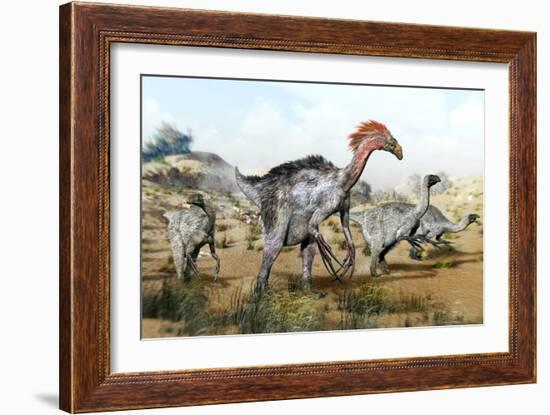 Therizinosaurus Dinosuars-Jose Antonio-Framed Photographic Print