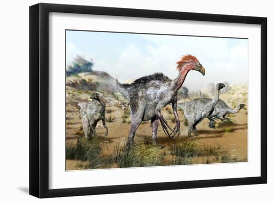 Therizinosaurus Dinosuars-Jose Antonio-Framed Photographic Print