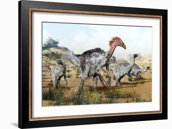 Therizinosaurus Dinosuars-Jose Antonio-Framed Photographic Print