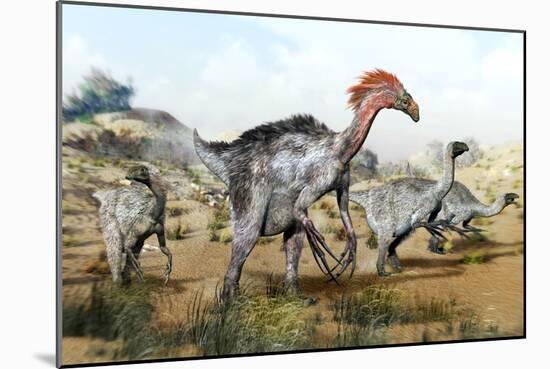 Therizinosaurus Dinosuars-Jose Antonio-Mounted Photographic Print