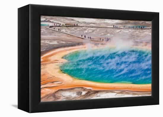 Thermal Pool in Yellowstone National Park - USA-berzina-Framed Premier Image Canvas