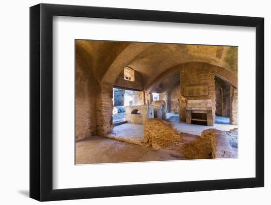 Thermopolium (Roman bar for hot food and drink), Ostia Antica-Nico Tondini-Framed Photographic Print