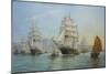 Thermopylae and Cutty Sark Leaving Foochow in 1872, 2008-John Sutton-Mounted Giclee Print