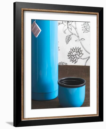 Thermos Flask of Earl Grey Tea-Sara Jones-Framed Photographic Print