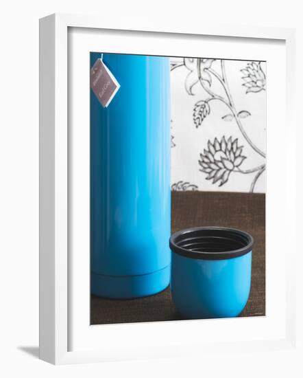 Thermos Flask of Earl Grey Tea-Sara Jones-Framed Photographic Print