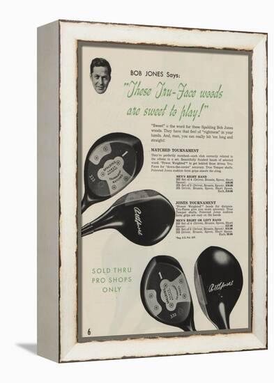 These Tru-Face Woods are Sweet to Play!', Advertisement for Spalding Golf Clubs, 1941-null-Framed Premier Image Canvas