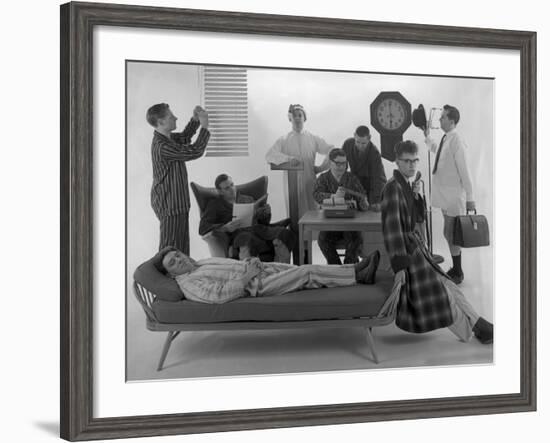 These Types are Always Available, Advertising Agency Image, 1964-Michael Walters-Framed Photographic Print