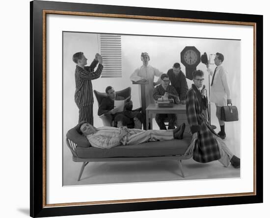 These Types are Always Available, Advertising Agency Image, 1964-Michael Walters-Framed Photographic Print