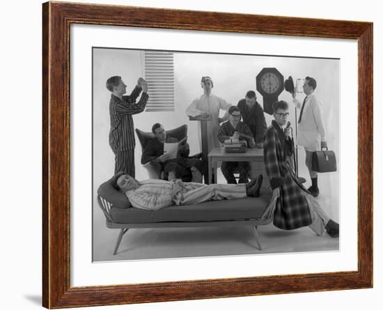 These Types are Always Available, Advertising Agency Image, 1964-Michael Walters-Framed Photographic Print