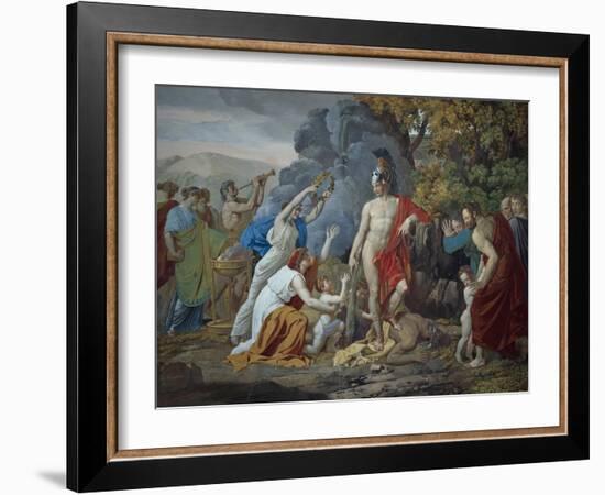 Theseus and the Minotaur, 1824-Giuseppe Castiglione-Framed Giclee Print