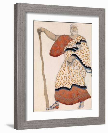 Theseus in 'Oedipus at Colonus'-Leon Bakst-Framed Premium Giclee Print