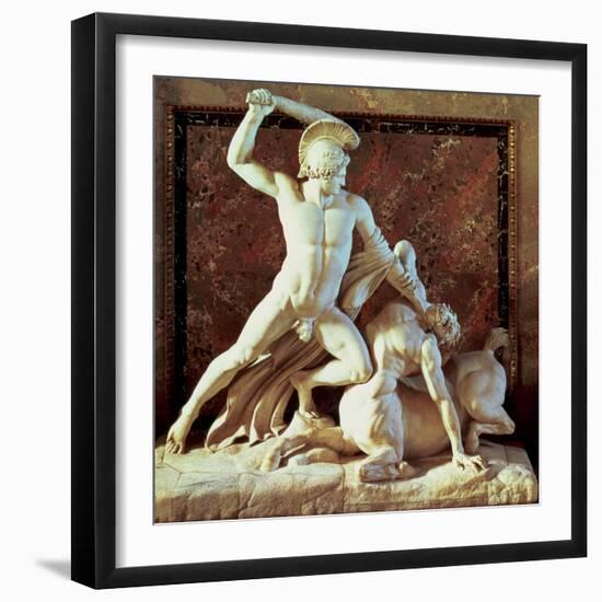 Theseus Slaying a Centaur-Antonio Canova-Framed Giclee Print