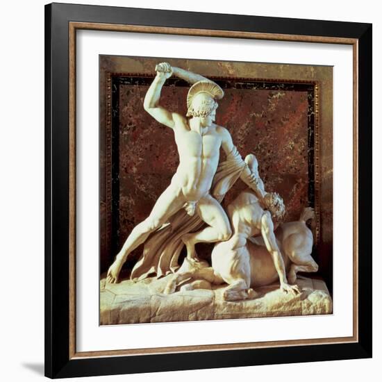 Theseus Slaying a Centaur-Antonio Canova-Framed Giclee Print