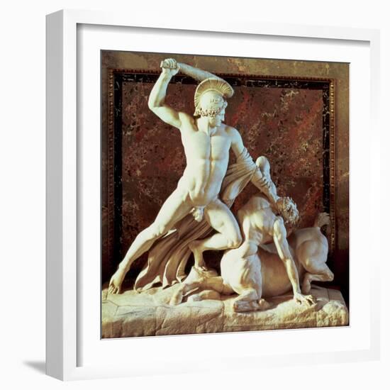 Theseus Slaying a Centaur-Antonio Canova-Framed Giclee Print