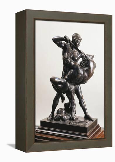 Theseus Slaying the Minotaur-Antoine-Louis Barye-Framed Premier Image Canvas