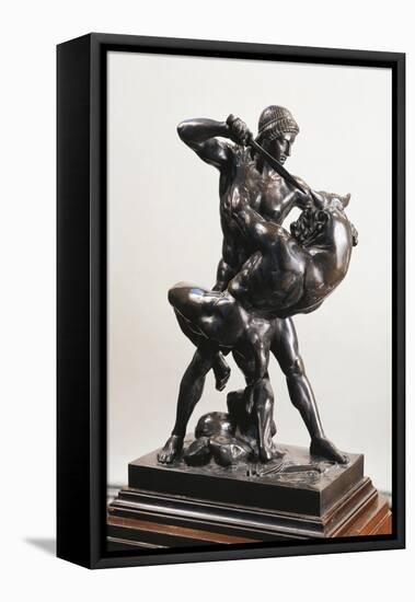 Theseus Slaying the Minotaur-Antoine-Louis Barye-Framed Premier Image Canvas