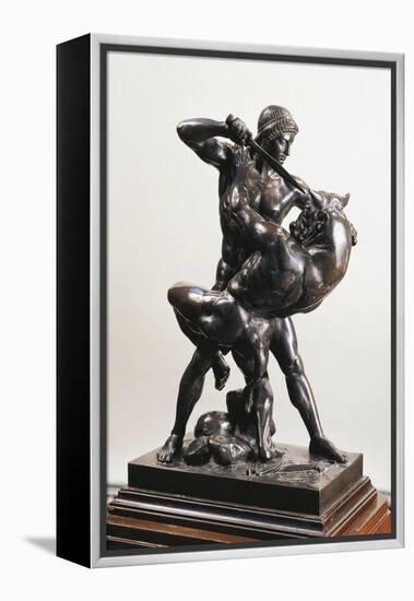 Theseus Slaying the Minotaur-Antoine-Louis Barye-Framed Premier Image Canvas