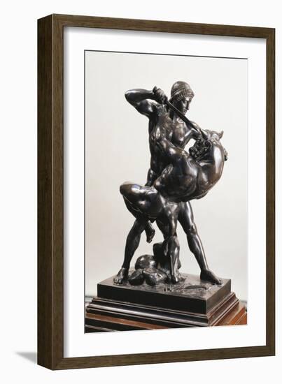 Theseus Slaying the Minotaur-Antoine-Louis Barye-Framed Giclee Print