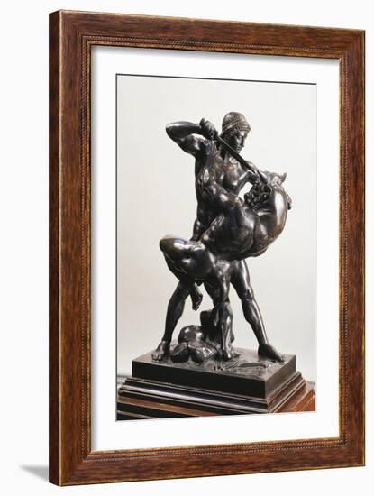 Theseus Slaying the Minotaur-Antoine-Louis Barye-Framed Giclee Print