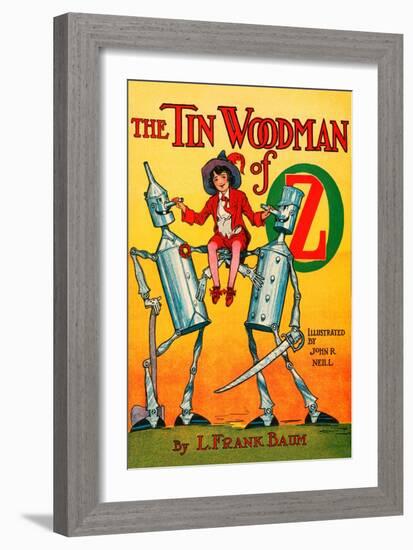 Thetin Woodsman of Oz-John R. Neill-Framed Art Print