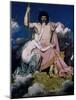 Thetis and Jupiter-Jean-Auguste-Dominique Ingres-Mounted Art Print