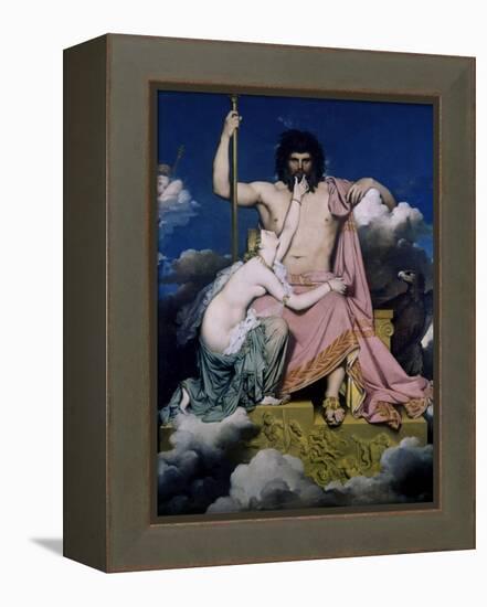 Thetis and Jupiter-Jean-Auguste-Dominique Ingres-Framed Stretched Canvas