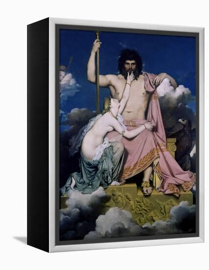 Thetis and Jupiter-Jean-Auguste-Dominique Ingres-Framed Stretched Canvas