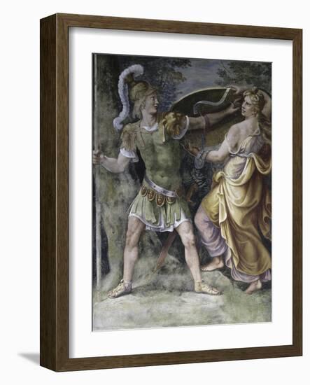 Thetis Arming Achilles-Giulio Romano-Framed Giclee Print