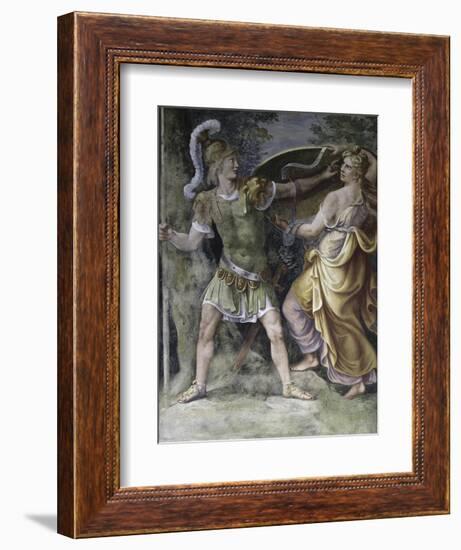 Thetis Arming Achilles-Giulio Romano-Framed Giclee Print