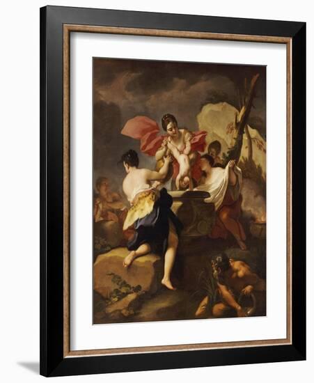 Thetis Dipping the Infant Achilles Into Water from the Styx-Antonio Balestra-Framed Giclee Print