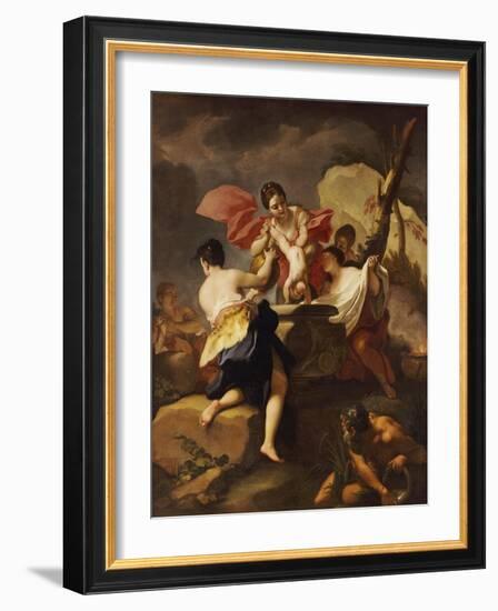 Thetis Dipping the Infant Achilles Into Water from the Styx-Antonio Balestra-Framed Giclee Print