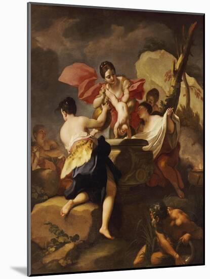 Thetis Dipping the Infant Achilles Into Water from the Styx-Antonio Balestra-Mounted Giclee Print