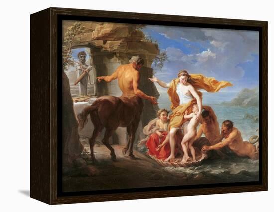 Thetis Entrusting Achilles to the Centaur Chiron-Pompeo Batoni-Framed Stretched Canvas