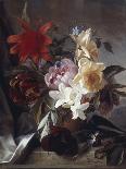 Still Life with Roses and Tulips, 1849-Theude Groenland-Framed Giclee Print