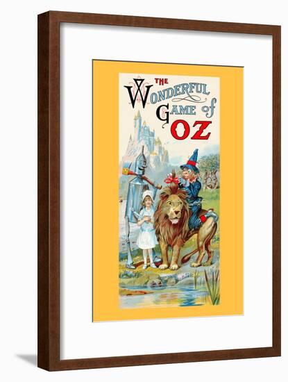 Thewonderful Game of Oz-John R. Neill-Framed Art Print