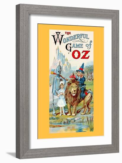 Thewonderful Game of Oz-John R. Neill-Framed Art Print