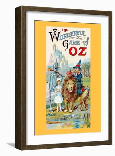 Thewonderful Game of Oz-John R. Neill-Framed Art Print